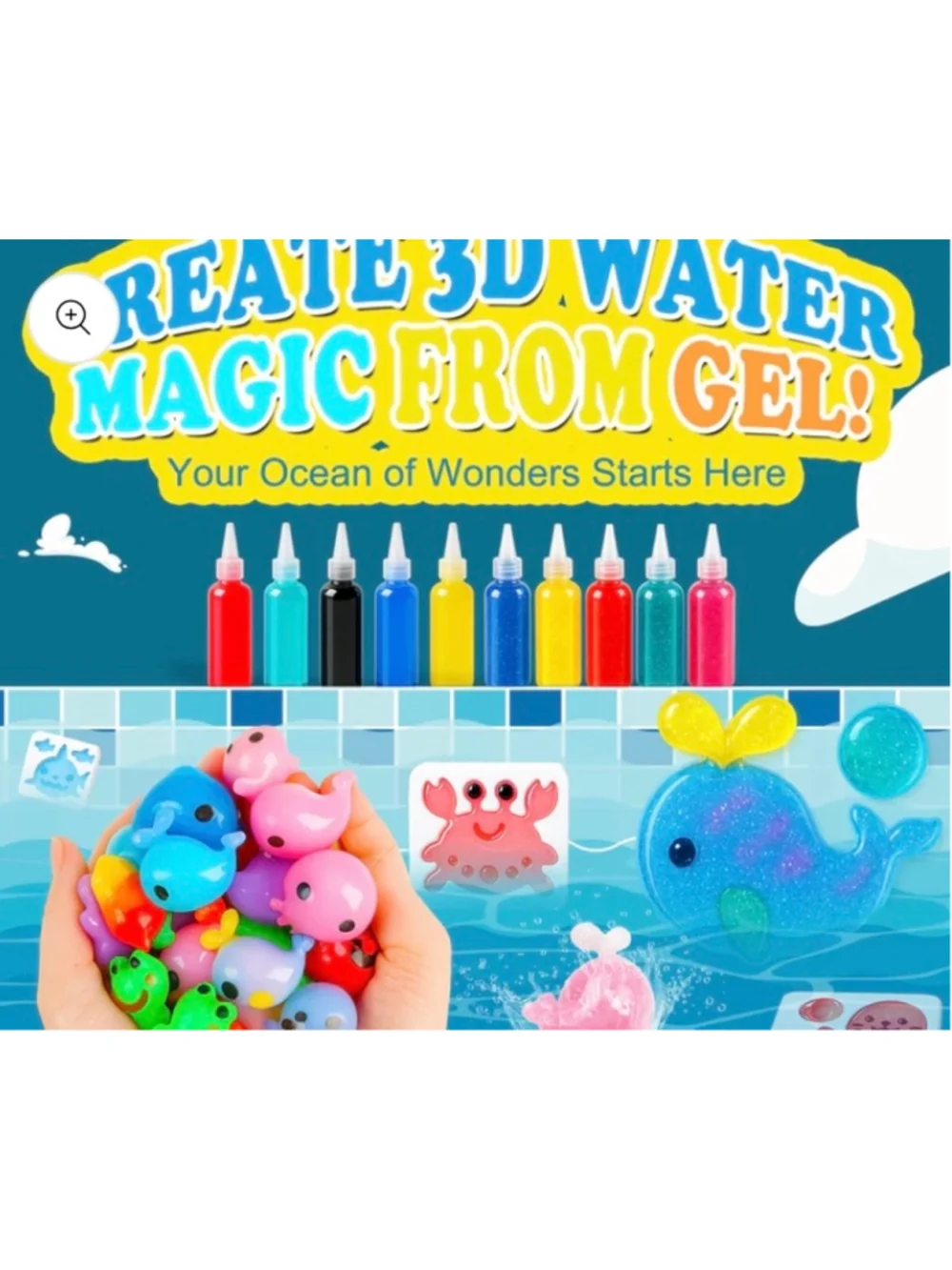 Magic Water Elf Toy Kit One Size Multicolor ( Teexpert ) New
